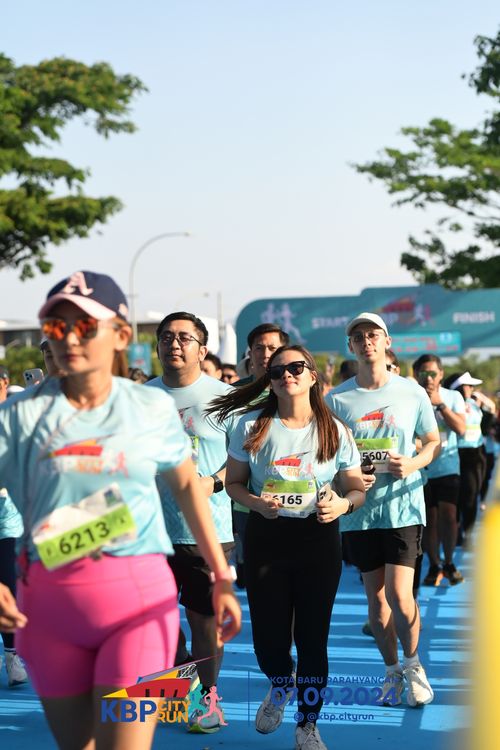 Race photo from KBP City Run 2024
