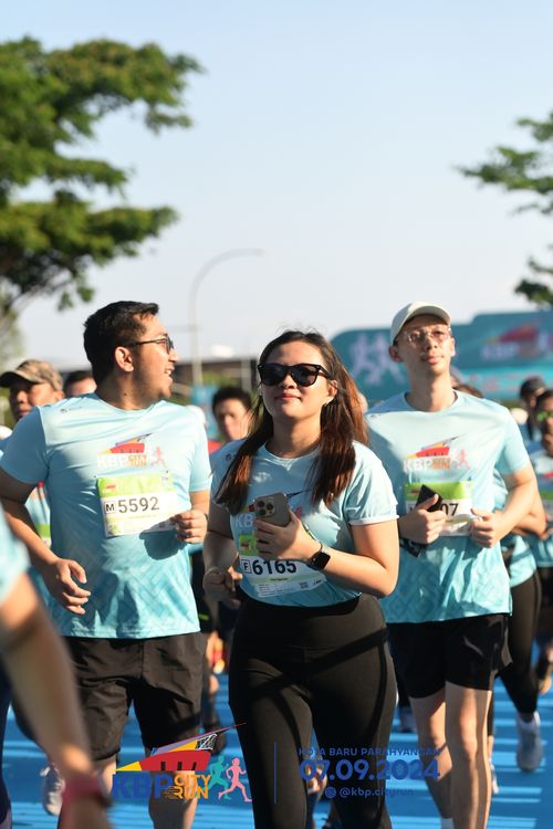 Race photo from KBP City Run 2024