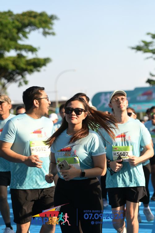 Race photo from KBP City Run 2024