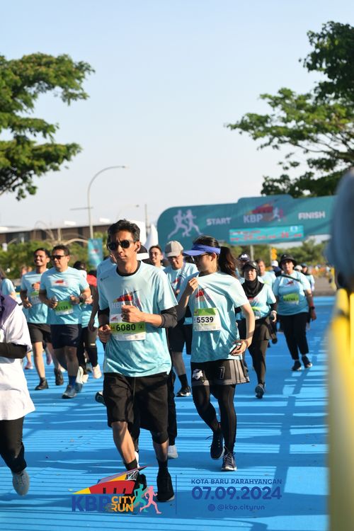 Race photo from KBP City Run 2024