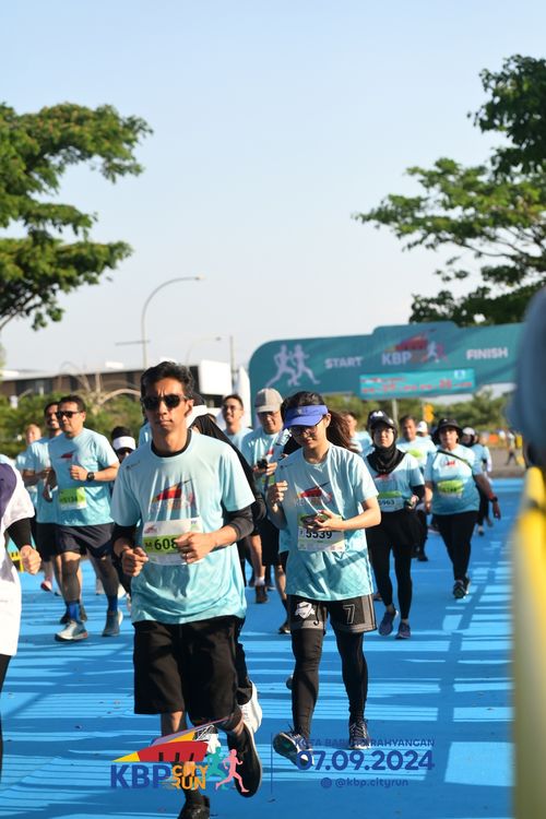 Race photo from KBP City Run 2024