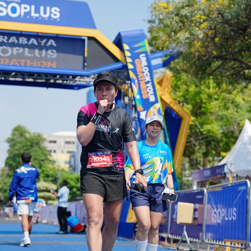 Race photo from SURABAYA ISOPLUS MARATHON 2026