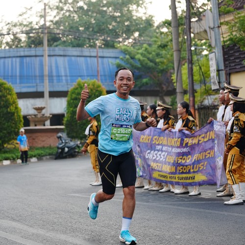 Race photo from SURABAYA ISOPLUS MARATHON 2026