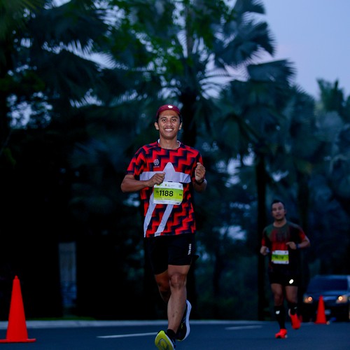 Race photo from BOGORUN 2026