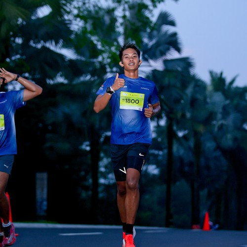 Race photo from BOGORUN 2026