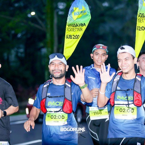 Race photo from BOGORUN 2026