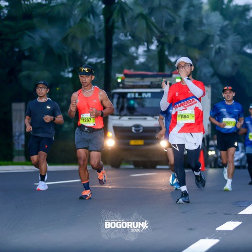 Race photo from BOGORUN 2026