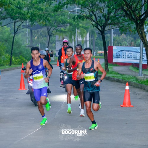 Race photo from BOGORUN 2026