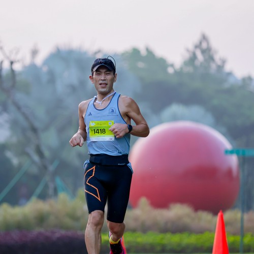 Race photo from BOGORUN 2026