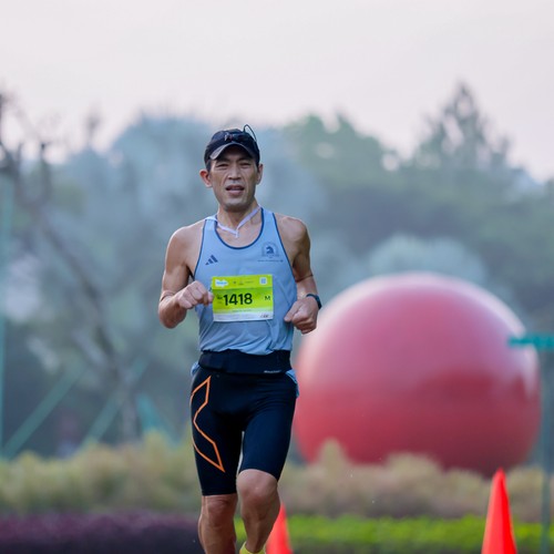 Race photo from BOGORUN 2026