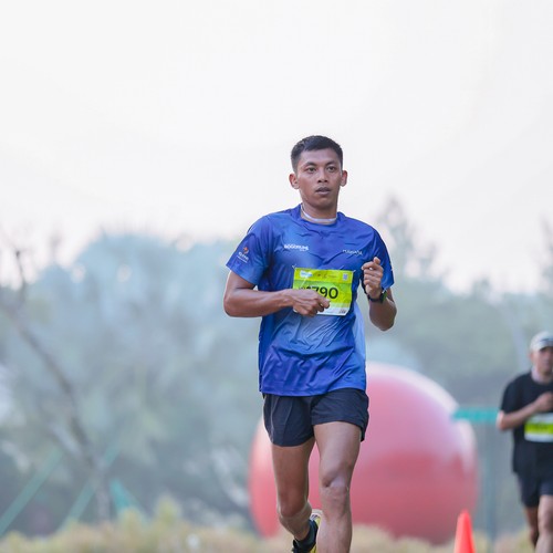 Race photo from BOGORUN 2026