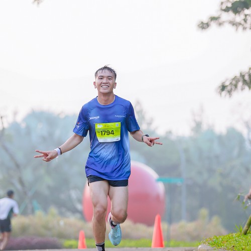 Race photo from BOGORUN 2026