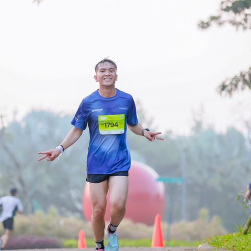 Race photo from BOGORUN 2026