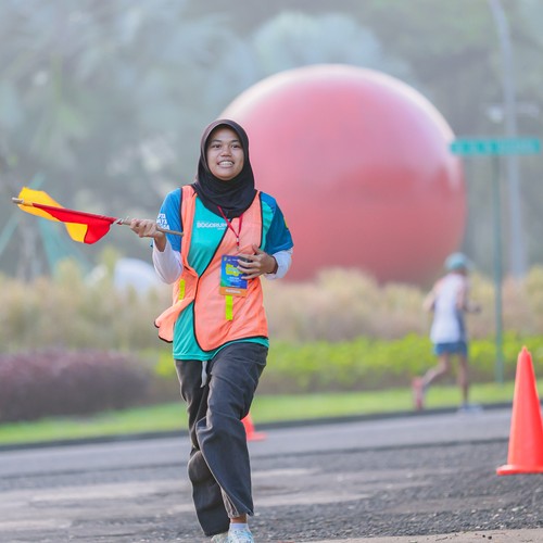 Race photo from BOGORUN 2026