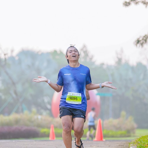 Race photo from BOGORUN 2026