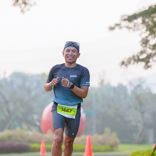 Race photo from BOGORUN 2026
