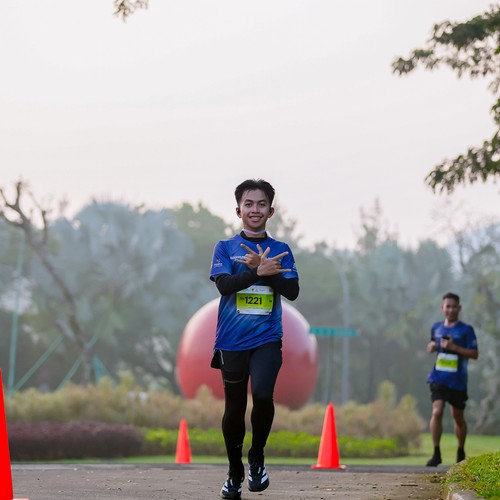 Race photo from BOGORUN 2026