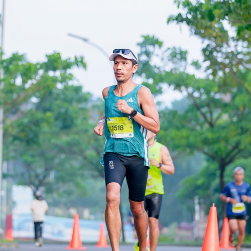 Race photo from BOGORUN 2026