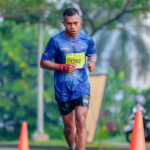 Race photo from BOGORUN 2026
