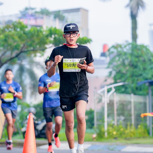 Race photo from BOGORUN 2026