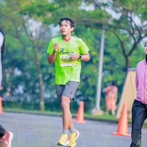 Race photo from BOGORUN 2026