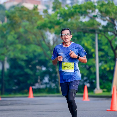 Race photo from BOGORUN 2026