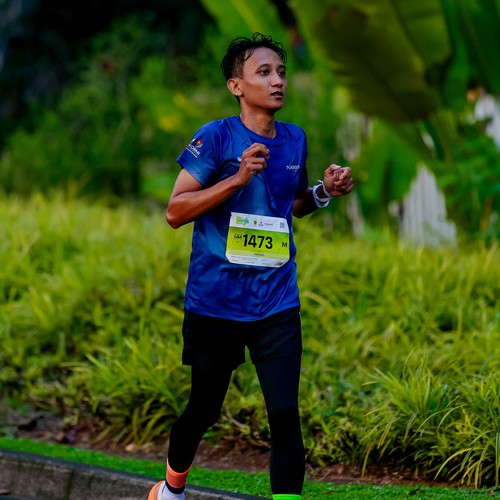 Race photo from BOGORUN 2026