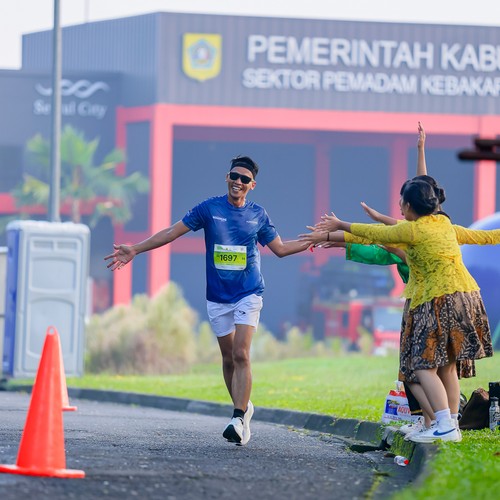 Race photo from BOGORUN 2026