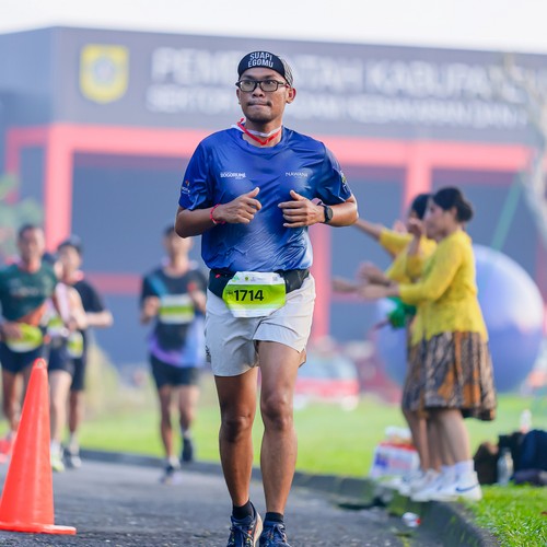 Race photo from BOGORUN 2026