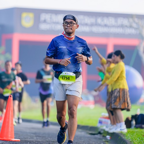 Race photo from BOGORUN 2026