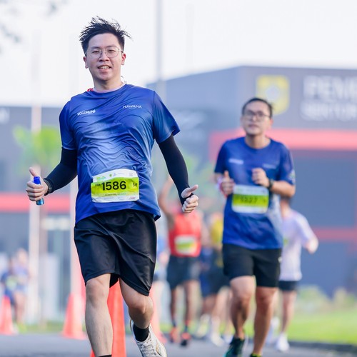 Race photo from BOGORUN 2026