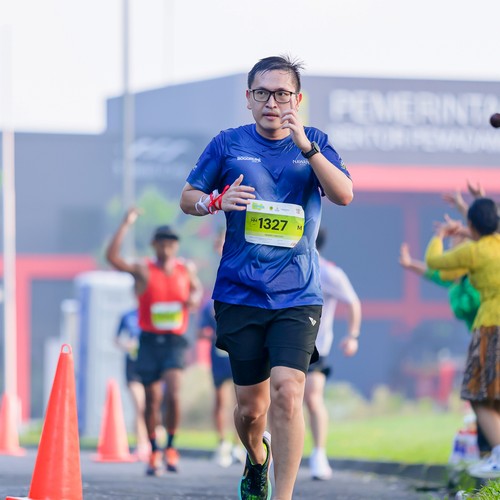 Race photo from BOGORUN 2026