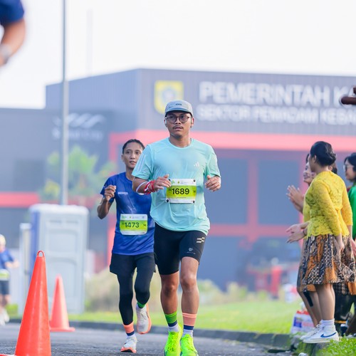 Race photo from BOGORUN 2026