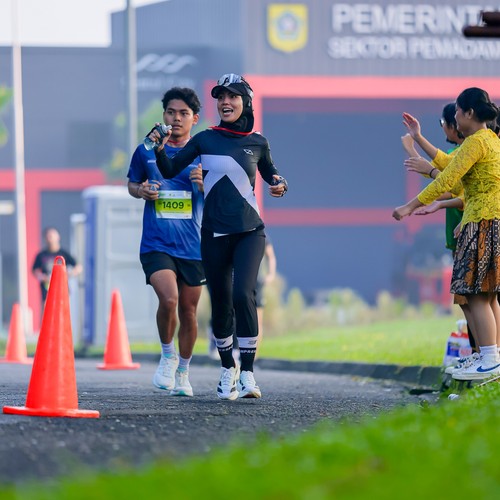Race photo from BOGORUN 2026