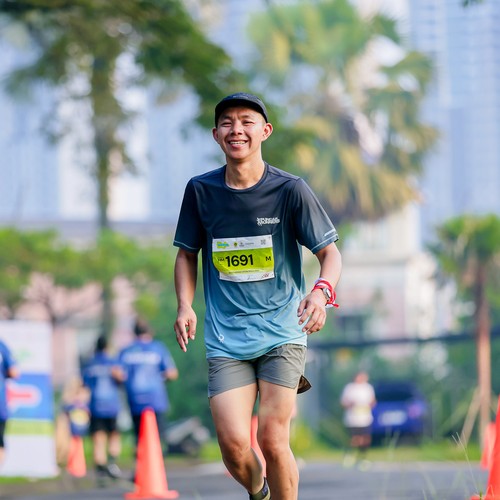 Race photo from BOGORUN 2026