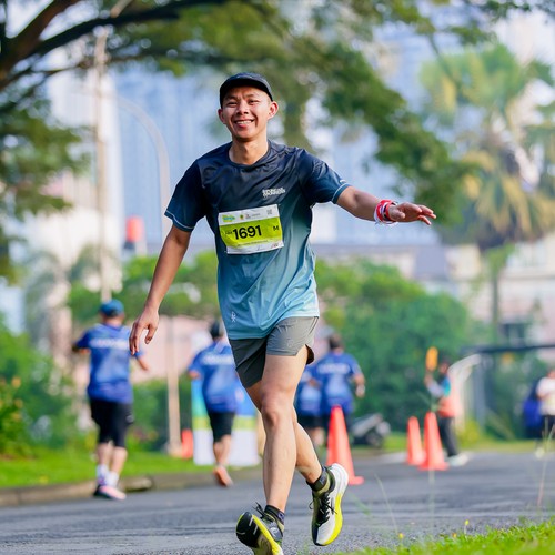 Race photo from BOGORUN 2026
