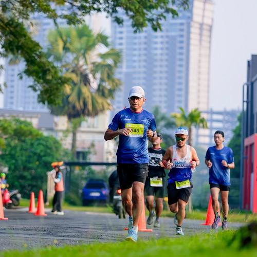 Race photo from BOGORUN 2026