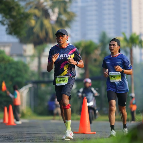 Race photo from BOGORUN 2026