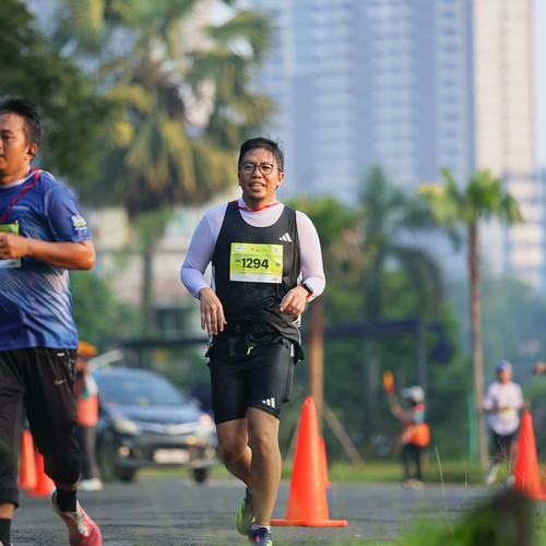 Race photo from BOGORUN 2026