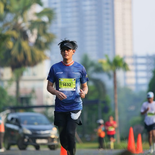 Race photo from BOGORUN 2026
