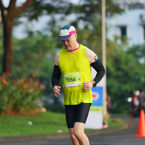 Race photo from BOGORUN 2026