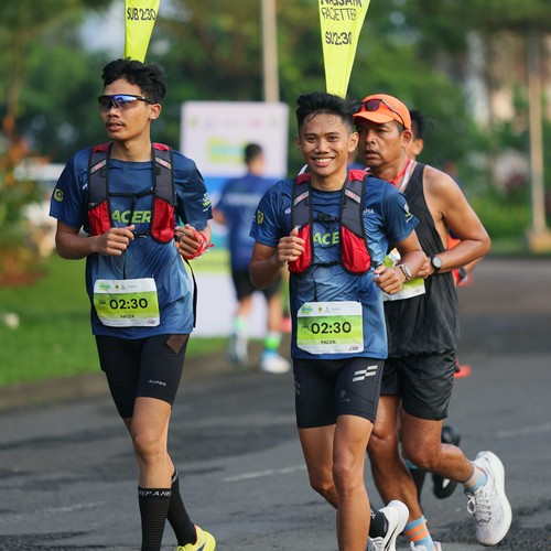 Race photo from BOGORUN 2026
