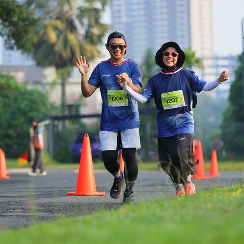 Race photo from BOGORUN 2026