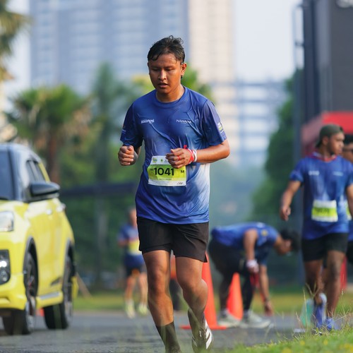 Race photo from BOGORUN 2026