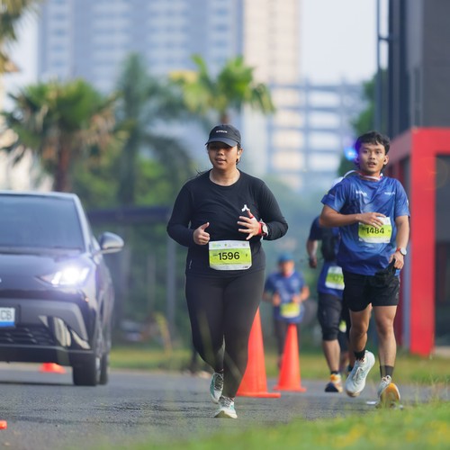 Race photo from BOGORUN 2026