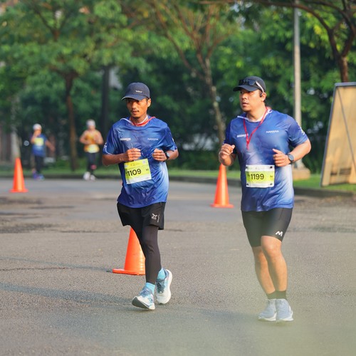 Race photo from BOGORUN 2026