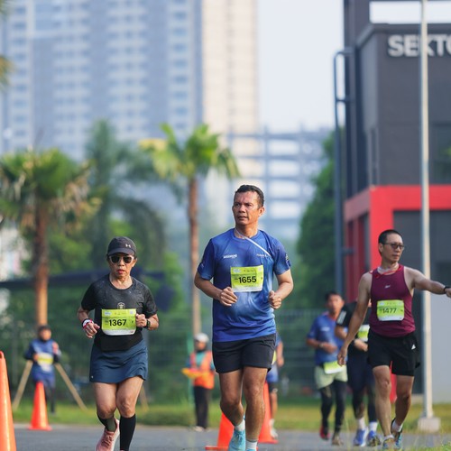 Race photo from BOGORUN 2026