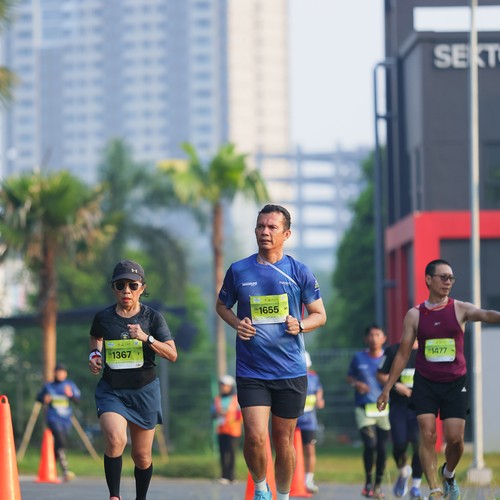 Race photo from BOGORUN 2026