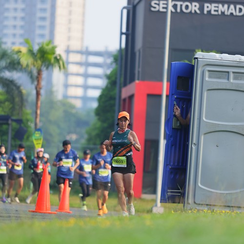Race photo from BOGORUN 2026