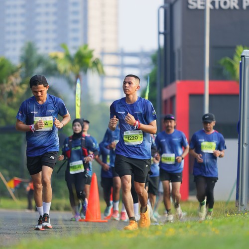 Race photo from BOGORUN 2026